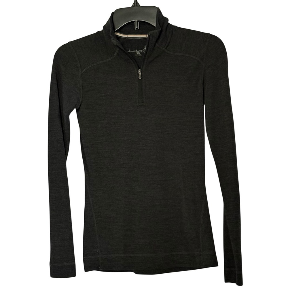 Smartwool Merino Wool Thermal 1/4 Quarter Zip Baselayer Pullover - XSmall